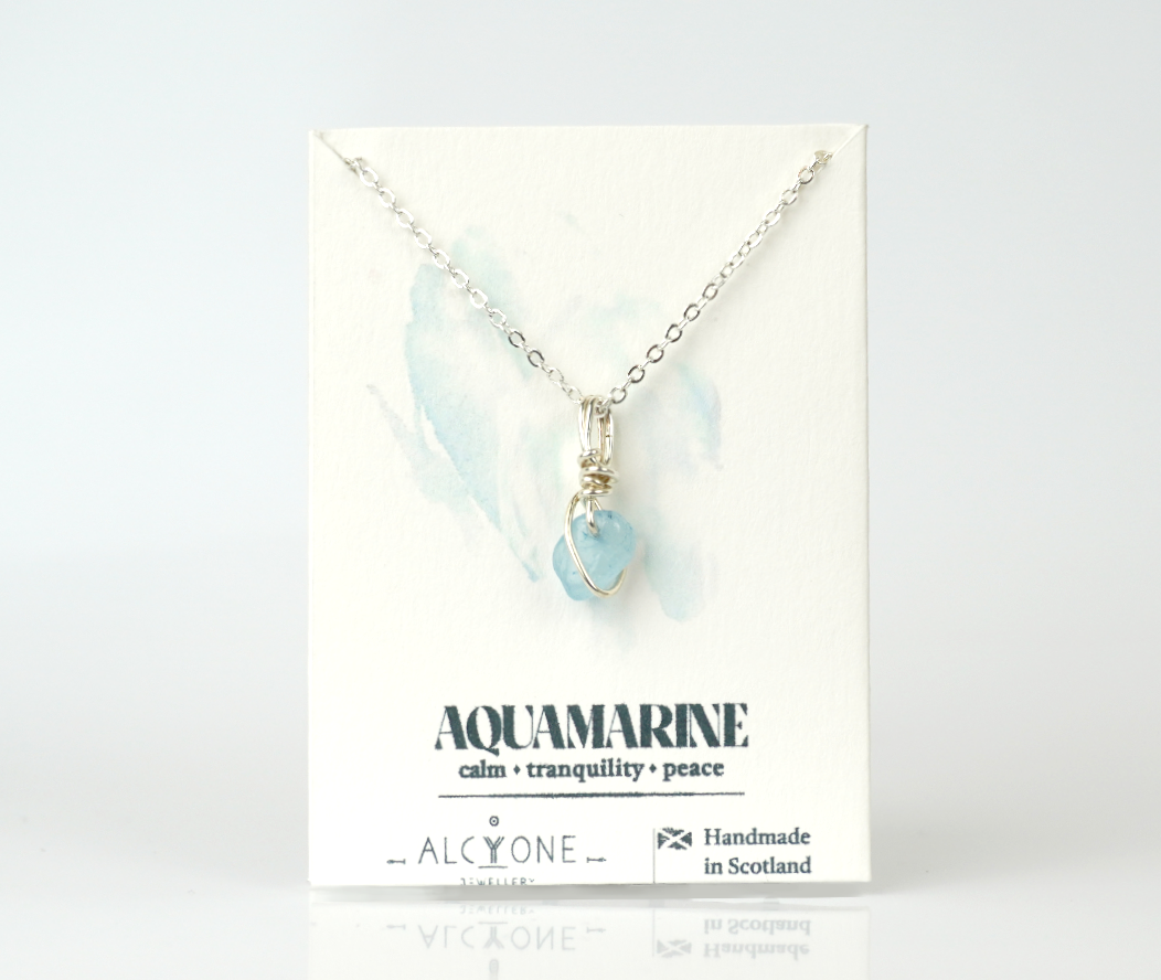 Aquamarine Necklace | Crystal of Peace & Calm