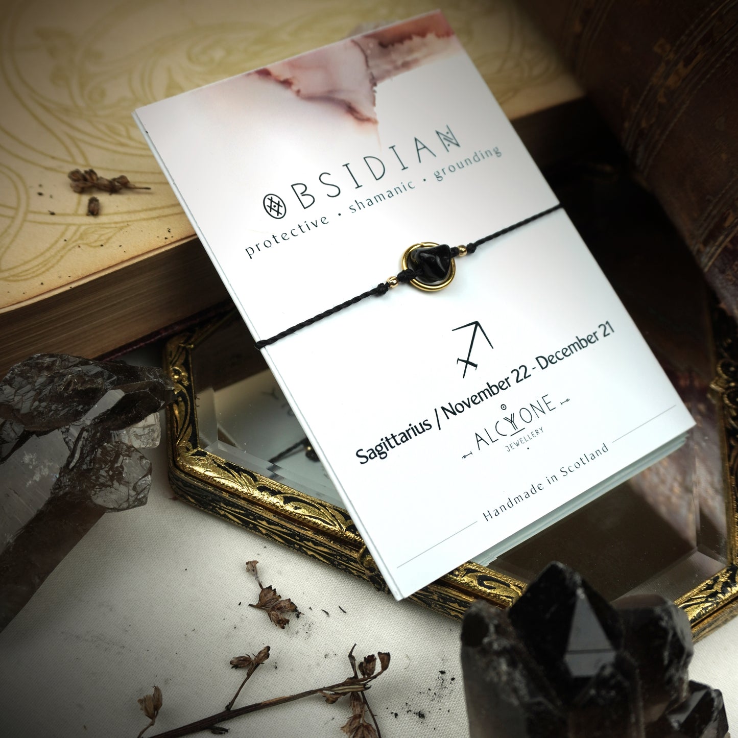 Sagittarius OBSIDIAN Bracelet