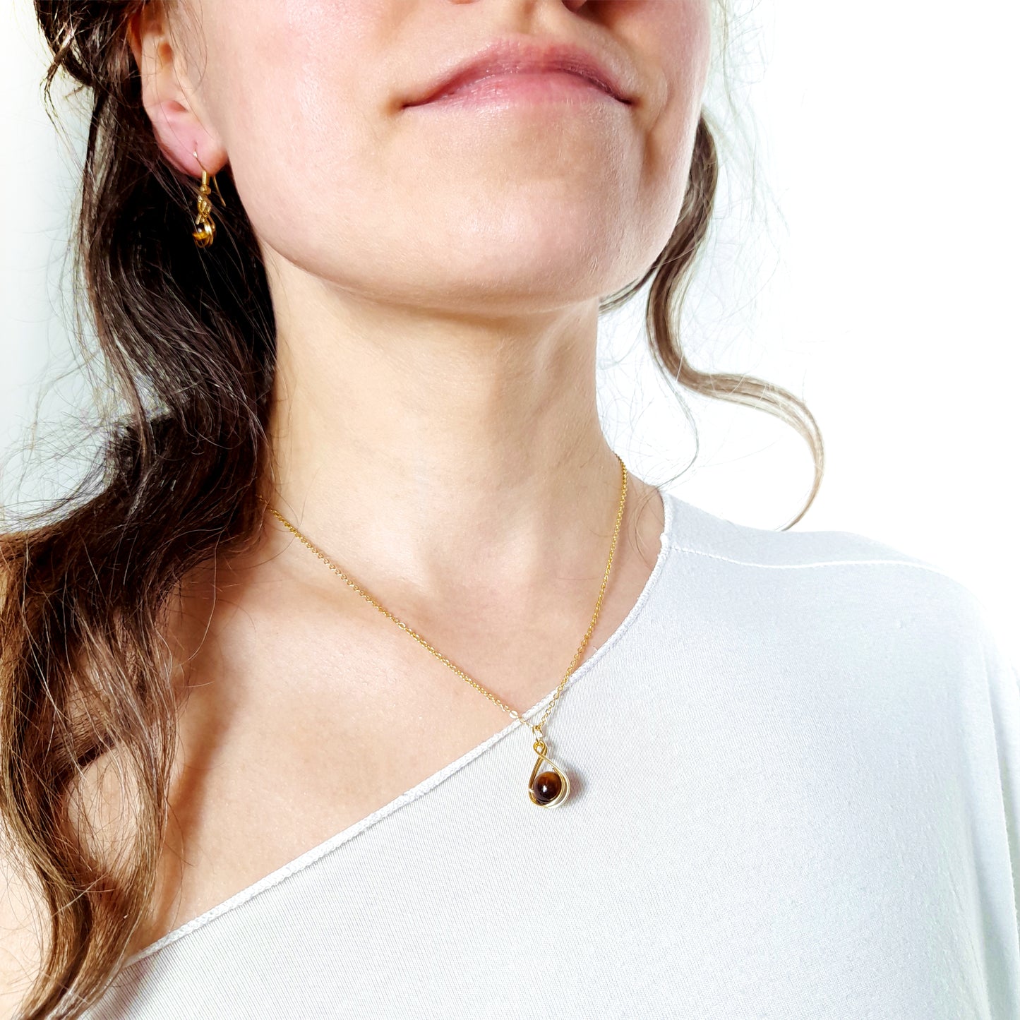 Tiger's Eye Gift Set - BIRTHSTONE OF GEMINI