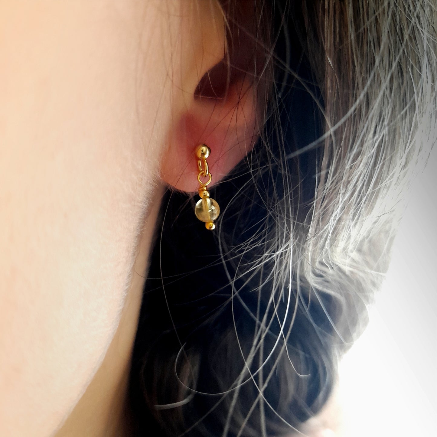Earrings SCORPIO Citrine