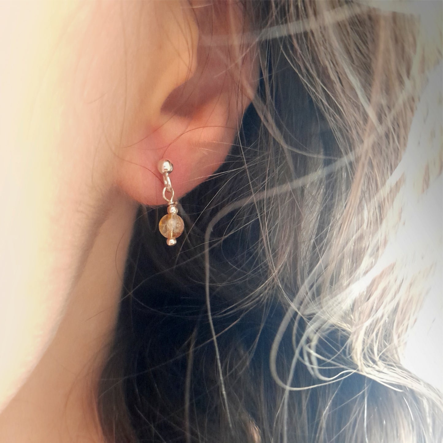 Earrings SCORPIO Citrine
