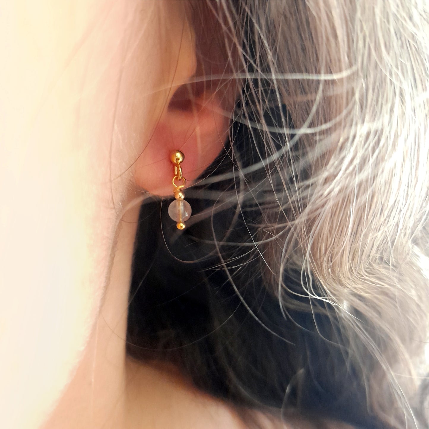 Earrings LIBRA Labradorite