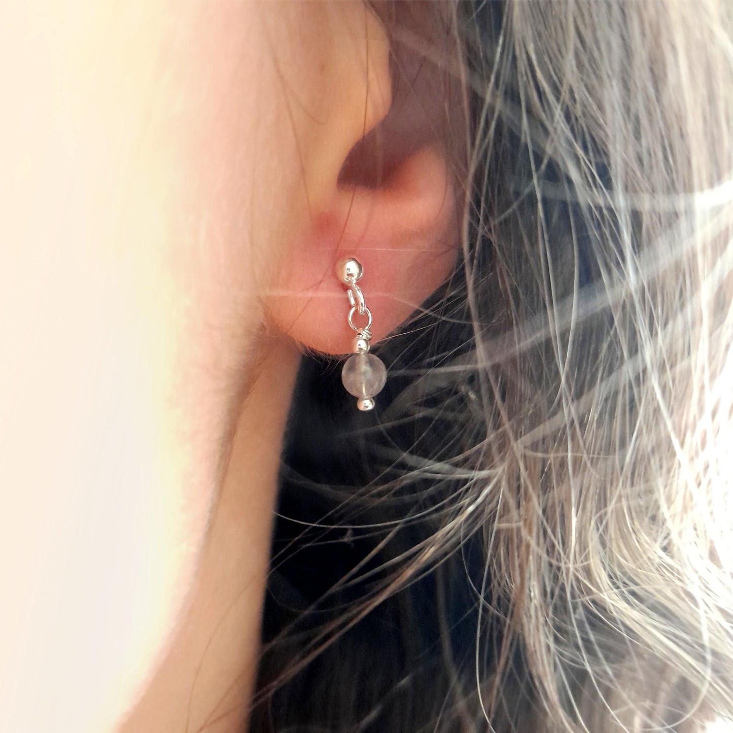Earrings LIBRA Labradorite