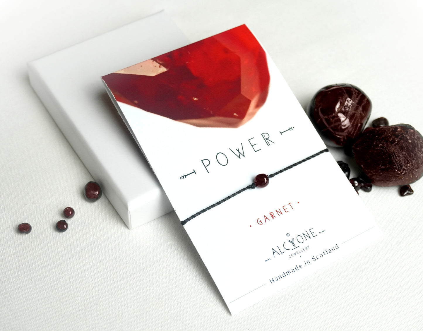 POWER - MANIFEST IT! - Garnet Crystal Bracelet