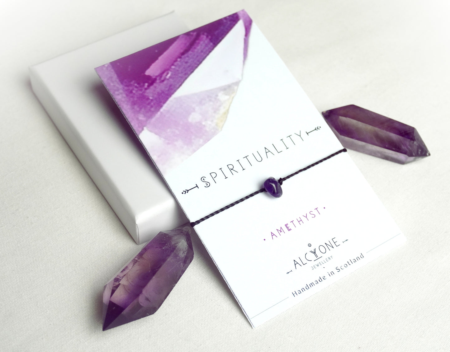 SPIRITUALITY - MANIFEST IT! - Amethyst Crystal Bracelet