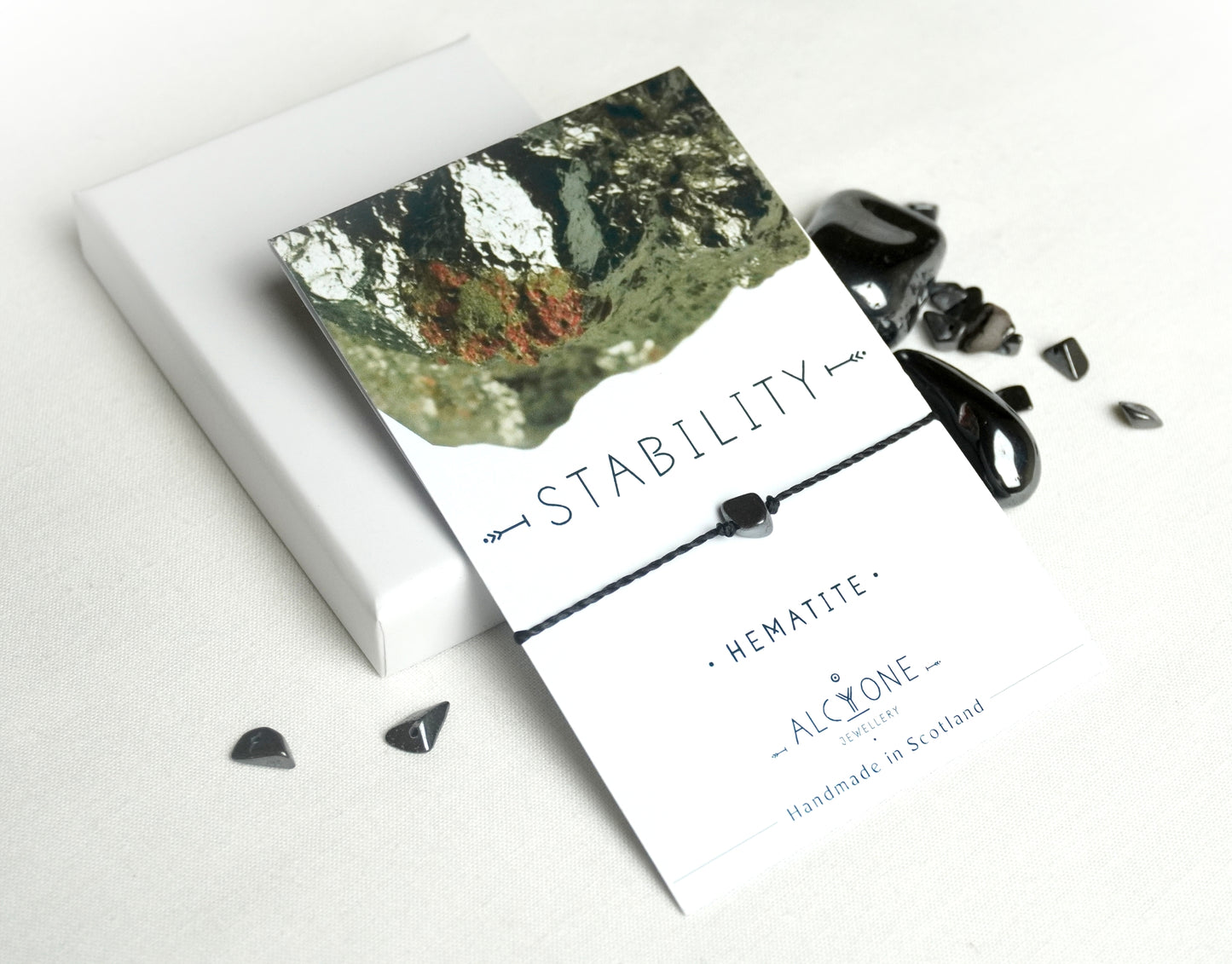 STABILITY - MANIFEST IT! - Hematite Crystal Bracelet