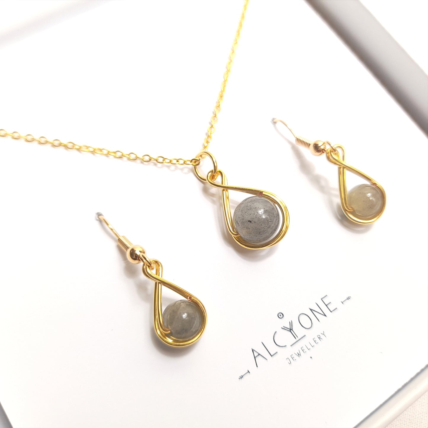 Labradorite Gift Set - BIRTHSTONE OF LIBRA