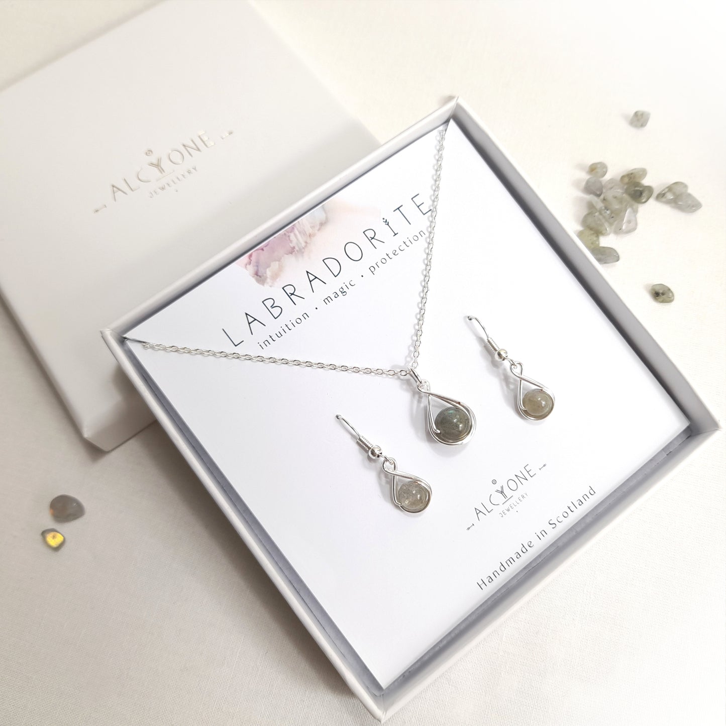 Labradorite Gift Set - BIRTHSTONE OF LIBRA
