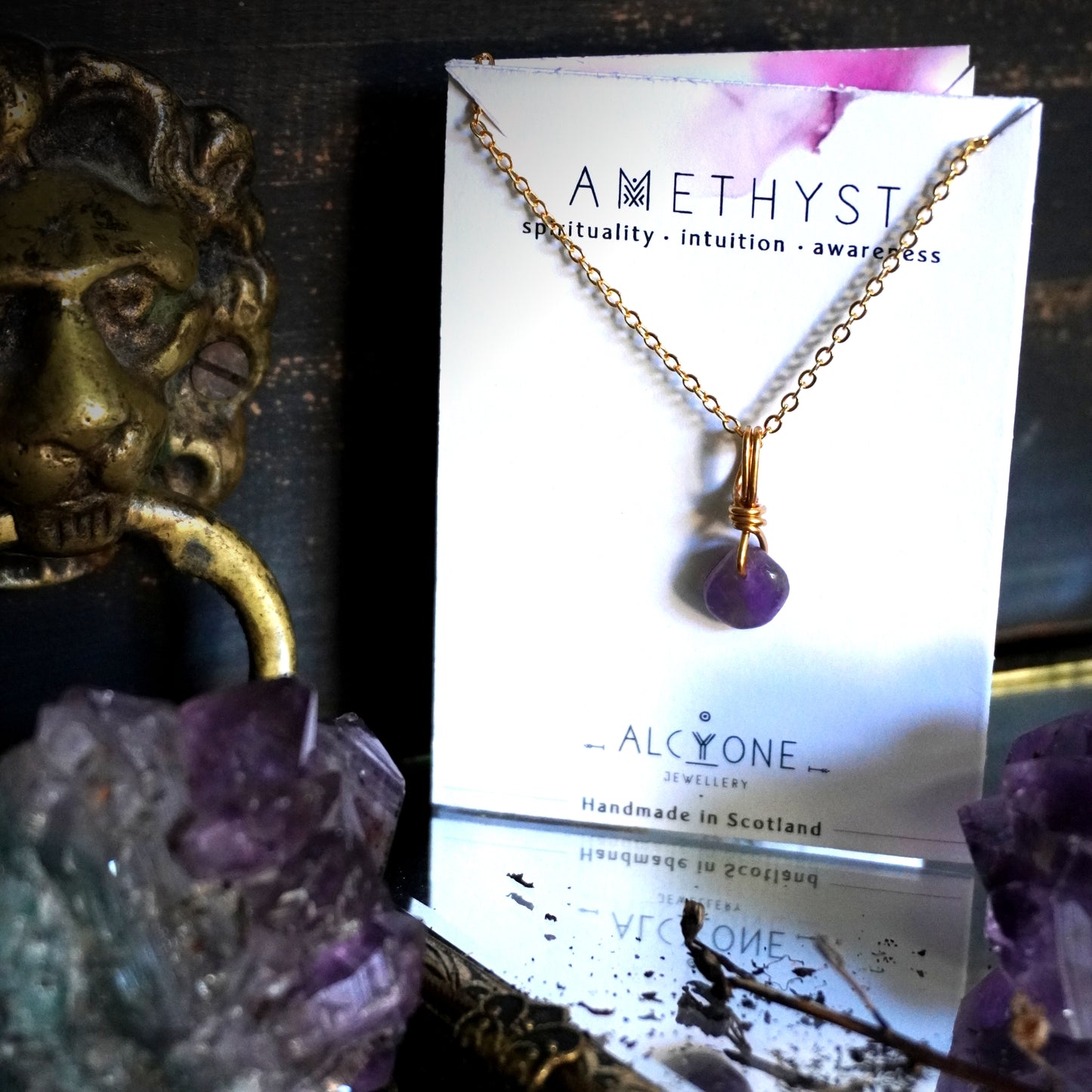 Amethyst Necklace | Crystal of Intuition & Spirituality