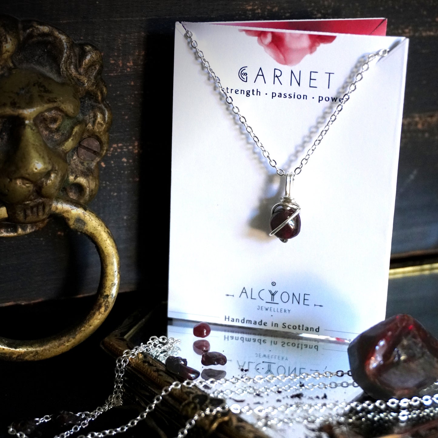 Garnet Necklace | Crystal of Passion & Power
