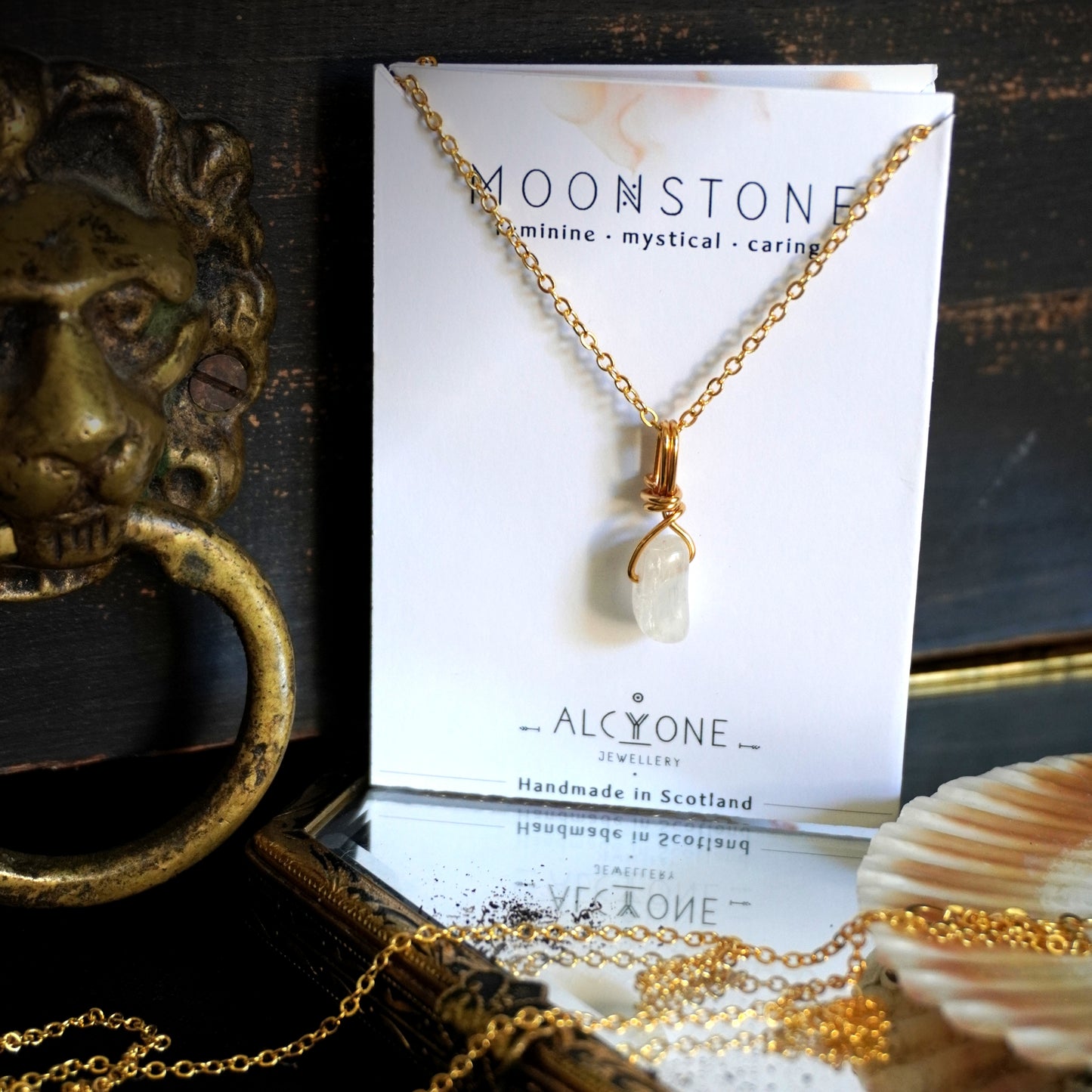 Moonstone Necklace | Crystal of Intuition & Feminine Energy