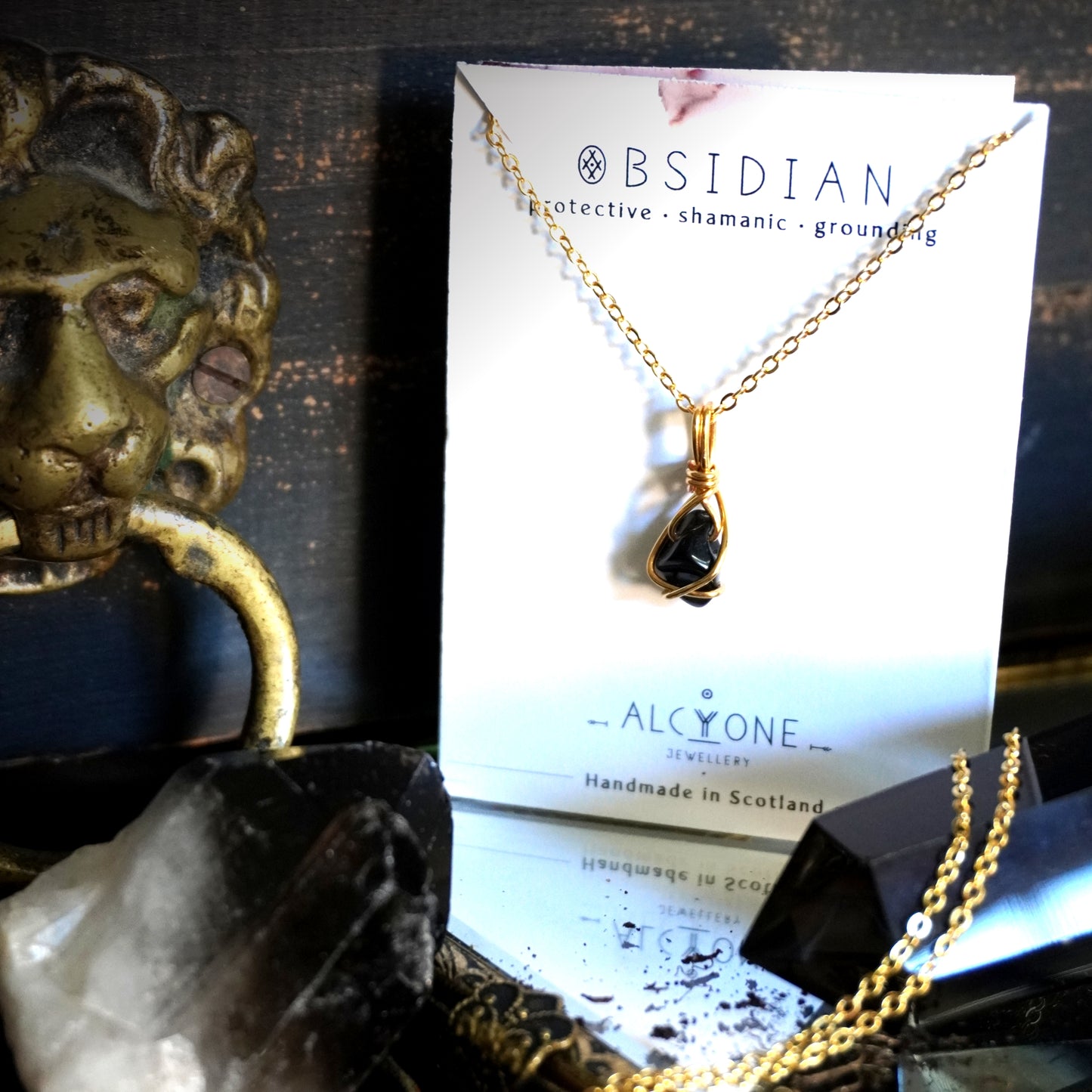 Obsidian Necklace | Crystal of Protection & Truth
