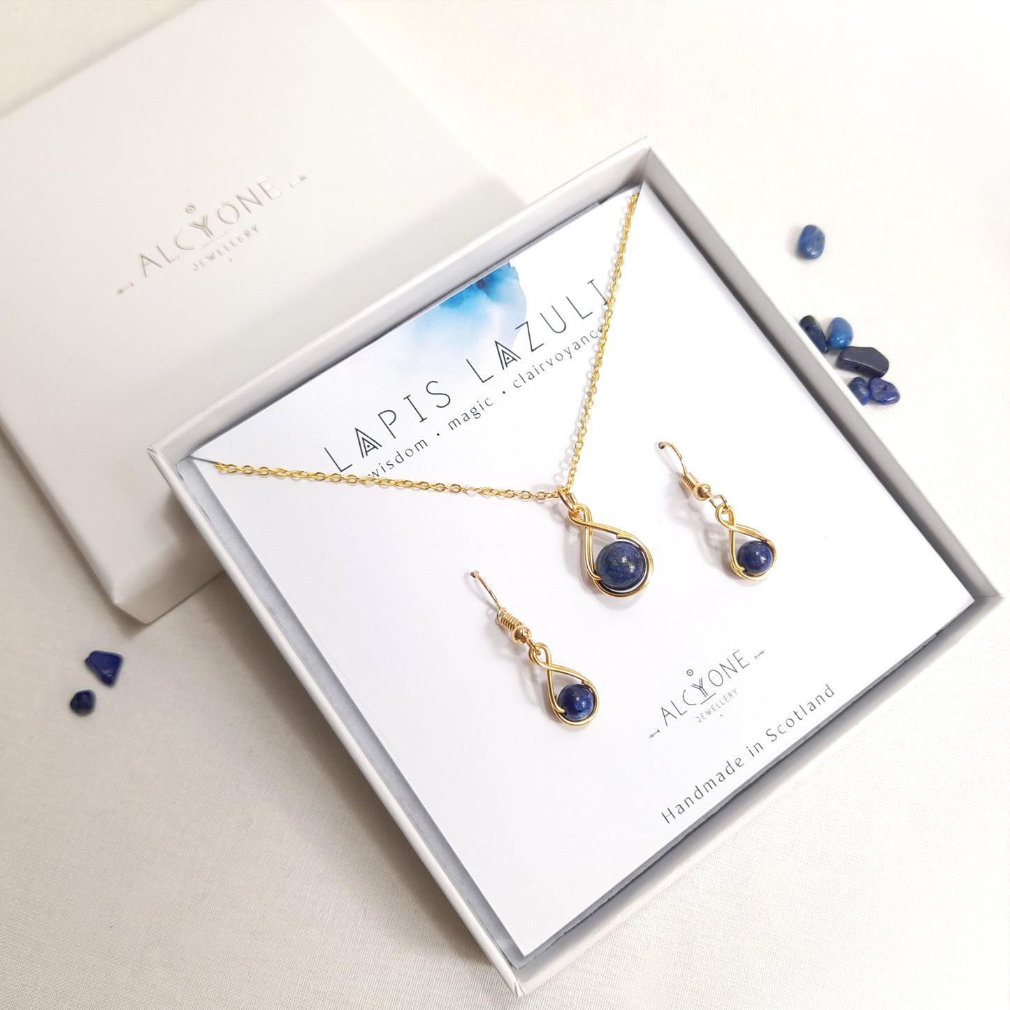 Lapis Lazuli Gift Set - BIRTHSTONE OF SAGITTARIUS