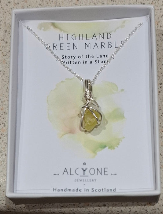 CUSTOM ORDER: Highland Marble Necklace