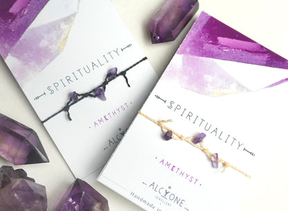 333 - Amethyst Crystal Bracelet