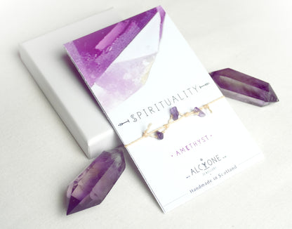 333 - Amethyst Crystal Bracelet