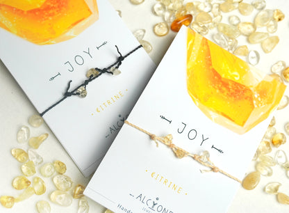 333 - Citrine Crystal Bracelet