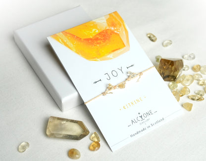 333 - Citrine Crystal Bracelet