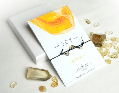 333 - Citrine Crystal Bracelet