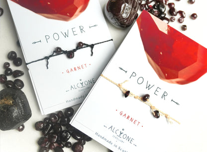 333 - Garnet Crystal Bracelet
