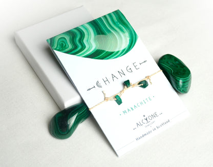 333 - Malachite Crystal Bracelet