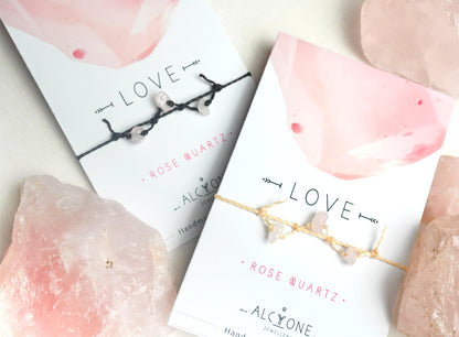 333 - Rose Quartz Crystal Bracelet