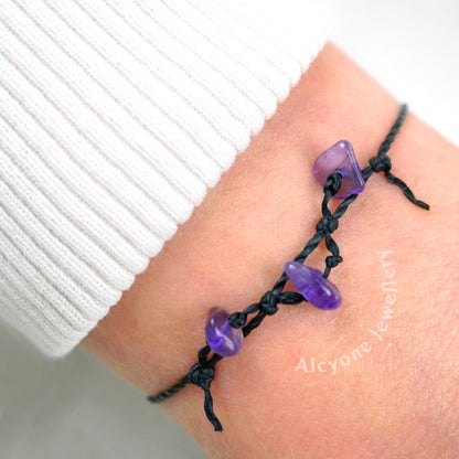 333 - Amethyst Crystal Bracelet