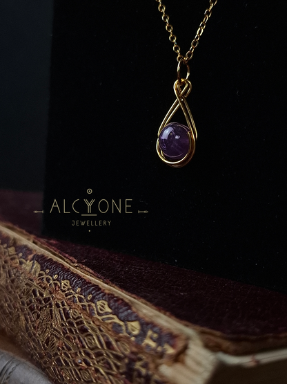 Spellnote Necklace ✦ Amethyst