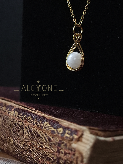 Spellnote Necklace ✦ Moonstone