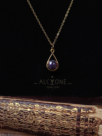 Spellnote Necklace ✦ Amethyst