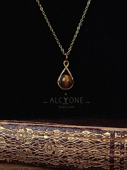 Spellnote Necklace ✦ Tiger's Eye
