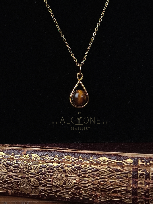 Spellnote Necklace ✦ Tiger's Eye