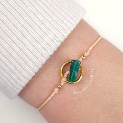 Scorpio MALACHITE Bracelet – Alcyone Jewellery