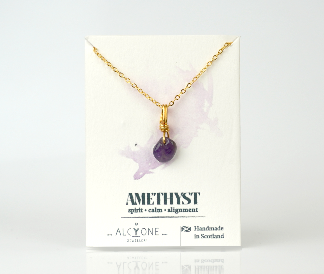Amethyst Necklace | Crystal of Intuition & Spirituality