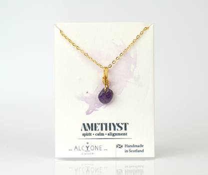 Amethyst Necklace | Crystal of Intuition & Spirituality