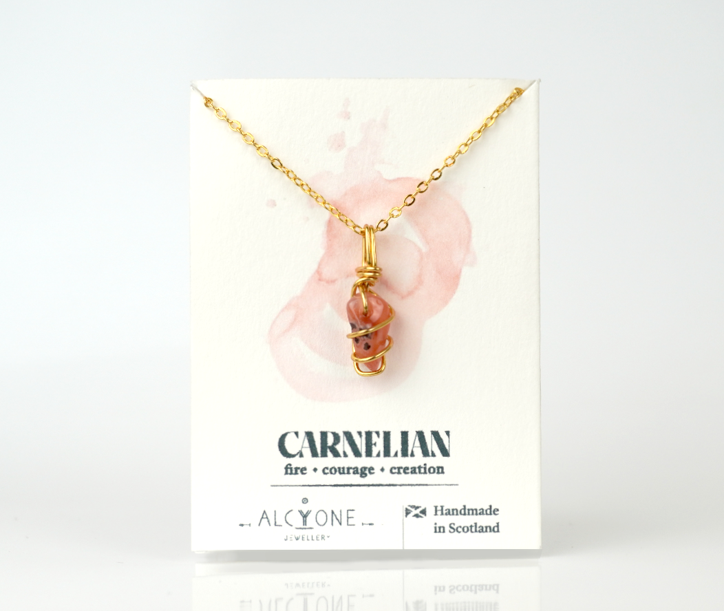 Carnelian Necklace | Crystal of Passion & Creativity