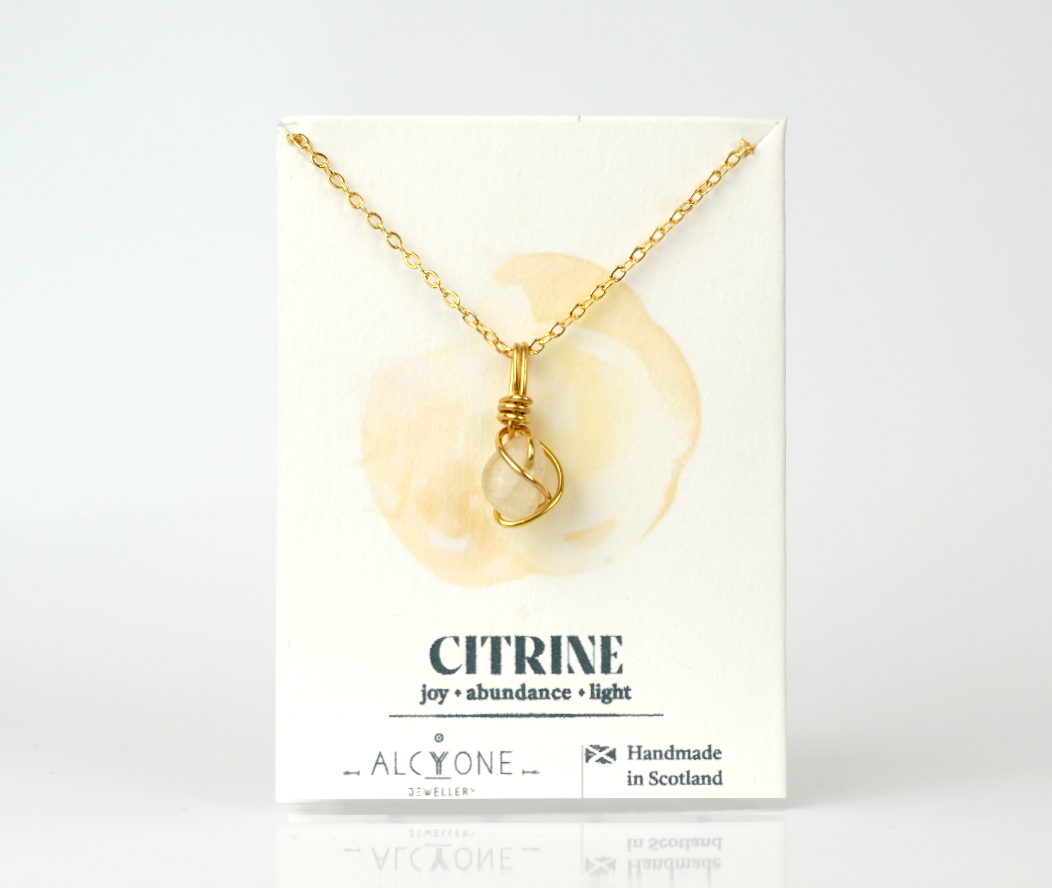 Citrine Necklace | Crystal of Abundance & Joy