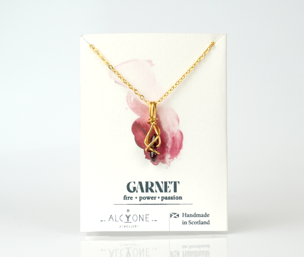 Garnet Necklace | Crystal of Passion & Power