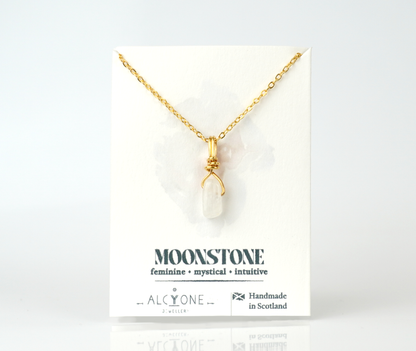 Moonstone Necklace | Crystal of Intuition & Feminine Energy