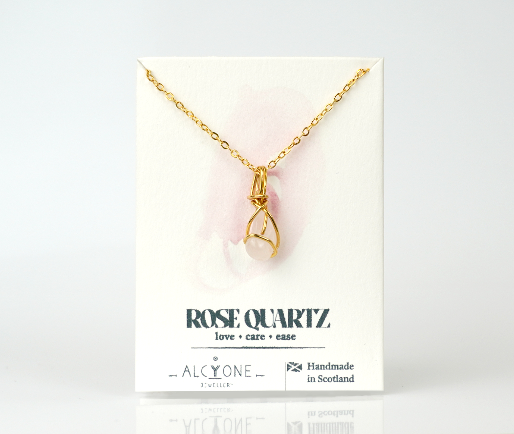 Rose Quartz Necklace | Crystal of Love & Compassion