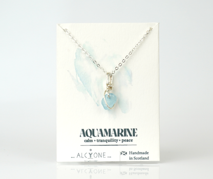 Aquamarine Necklace | Crystal of Peace & Calm