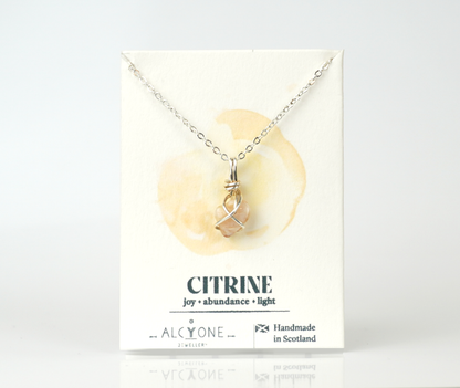 Citrine Necklace | Crystal of Abundance & Joy