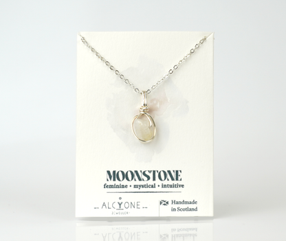 Moonstone Necklace | Crystal of Intuition & Feminine Energy