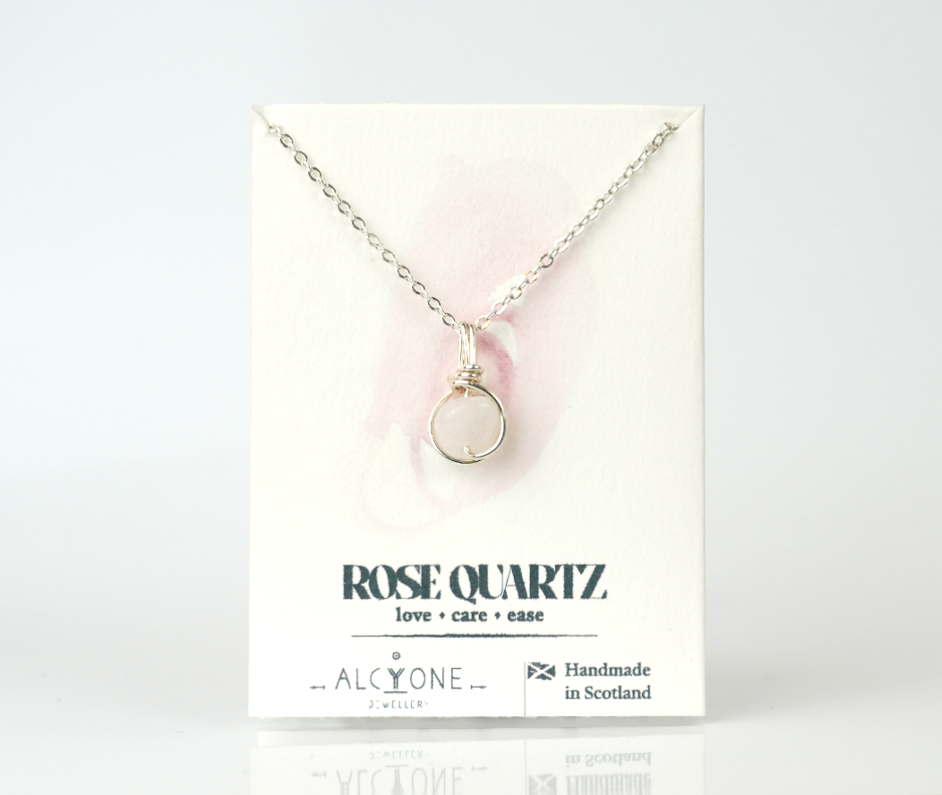 Rose Quartz Necklace | Crystal of Love & Compassion