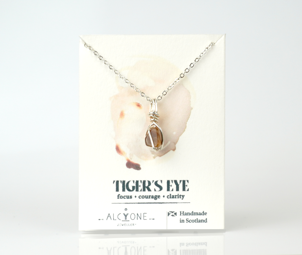 Tiger’s Eye Necklace | Crystal of Courage & Focus