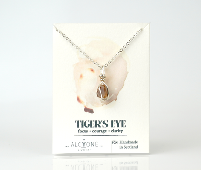 Tiger’s Eye Necklace | Crystal of Courage & Focus