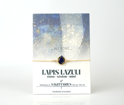 Sagittarius LAPIS LAZULI Bracelet