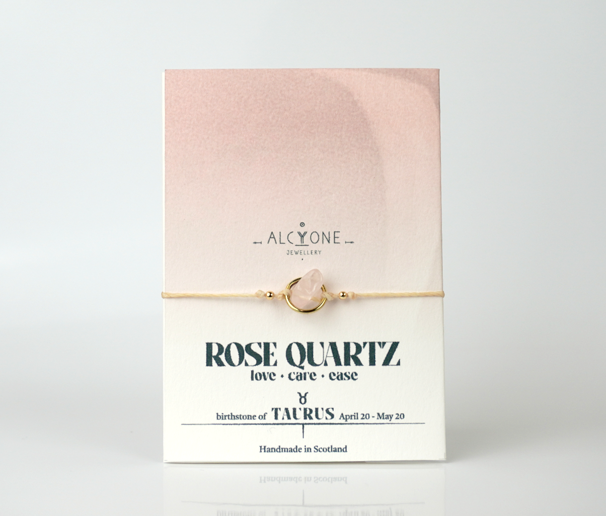 Taurus ROSE QUARTZ Bracelet