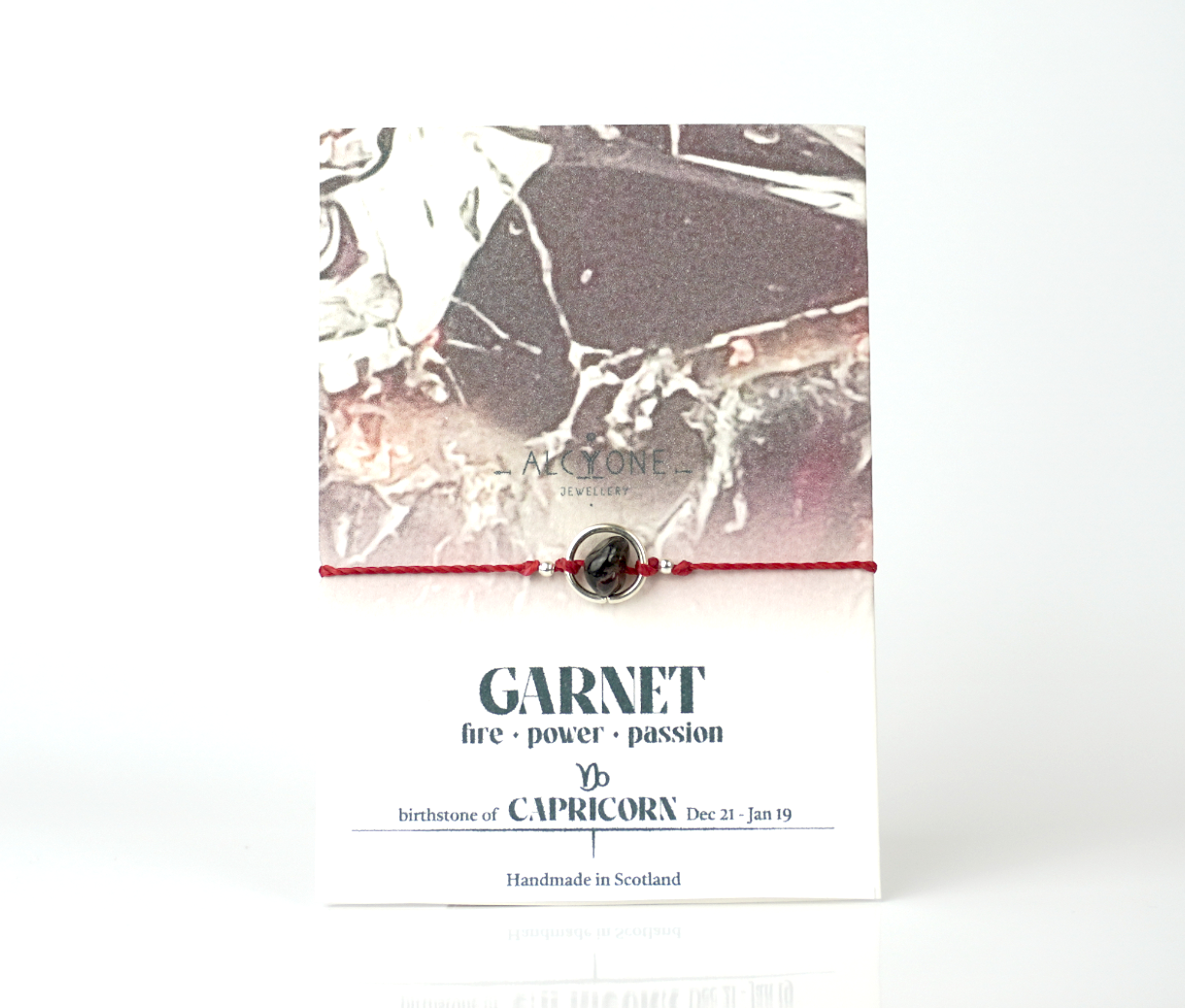Capricorn GARNET Bracelet