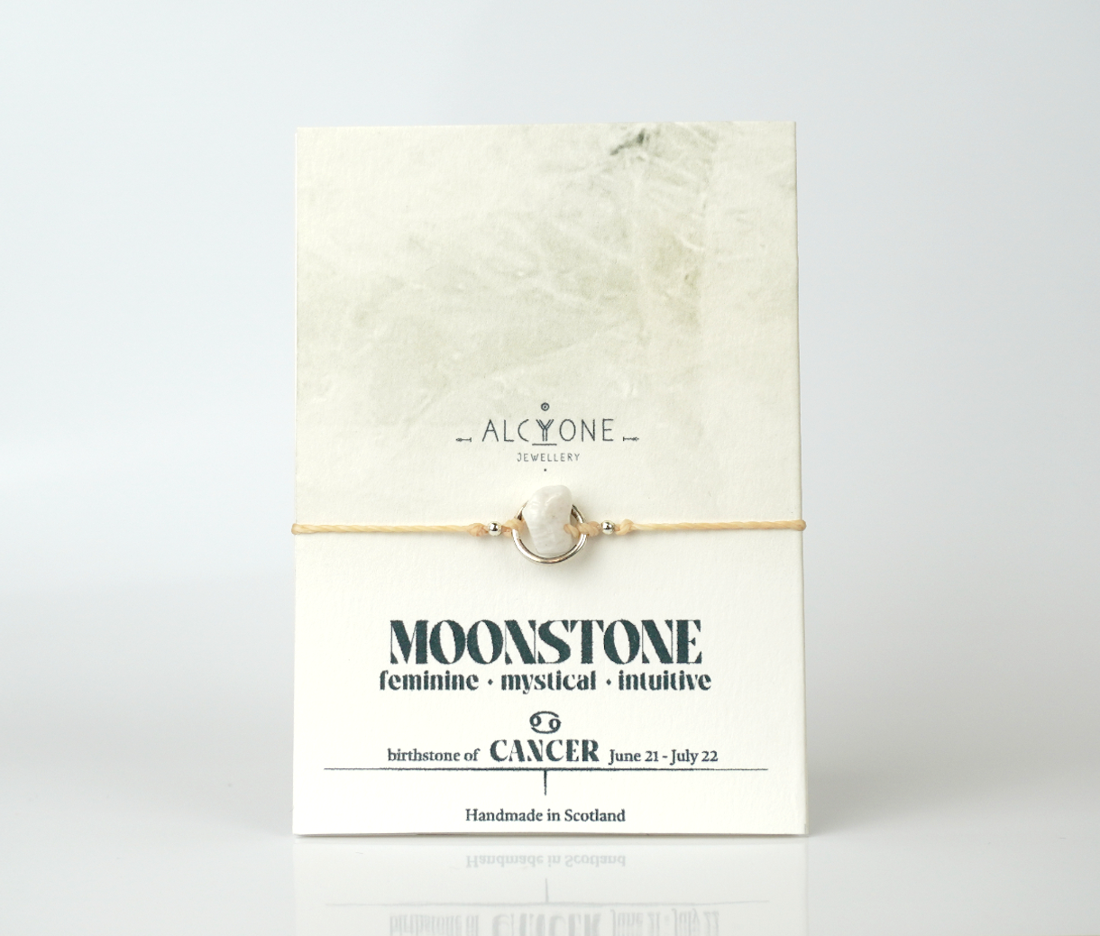 Cancer MOONSTONE Bracelet